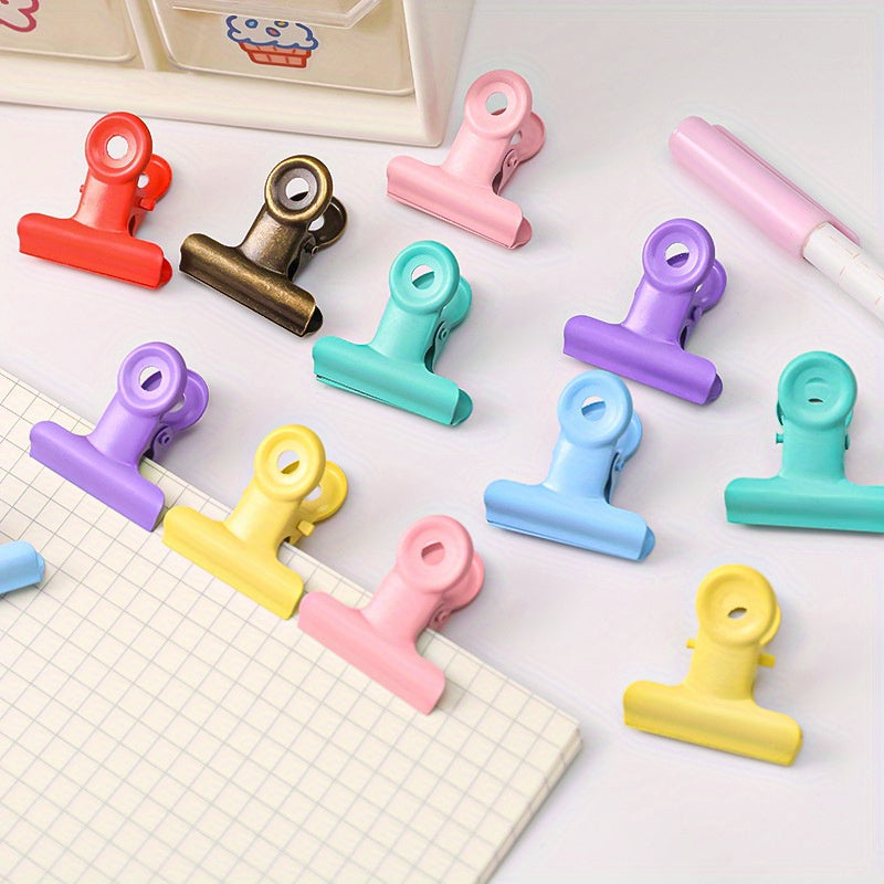 Metal Long Tail Clip Dovetail Retro Style Office Bill Clip