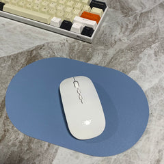 Faux Leather Mouse Pad Waterproof Non-slip Multiple Colors Office Home