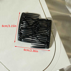 Magic Hair Inset Comb Stretchy Double Comb Hair Clip Hair Fixer Comb