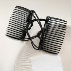 Magic Hair Inset Comb Stretchy Double Comb Hair Clip Hair Fixer Comb