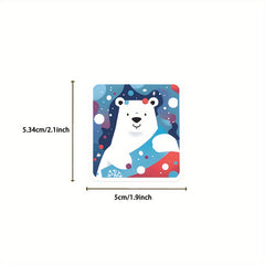 50 Christmas Fun Waterproof Doodle Sticker For Laptop PC Tablet