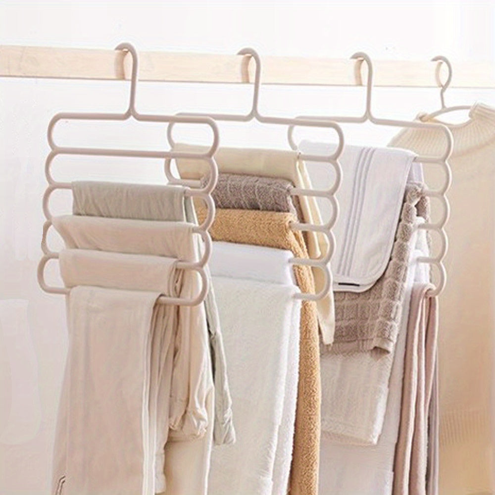 Pants Rack Space Saving Organizer for Clothes