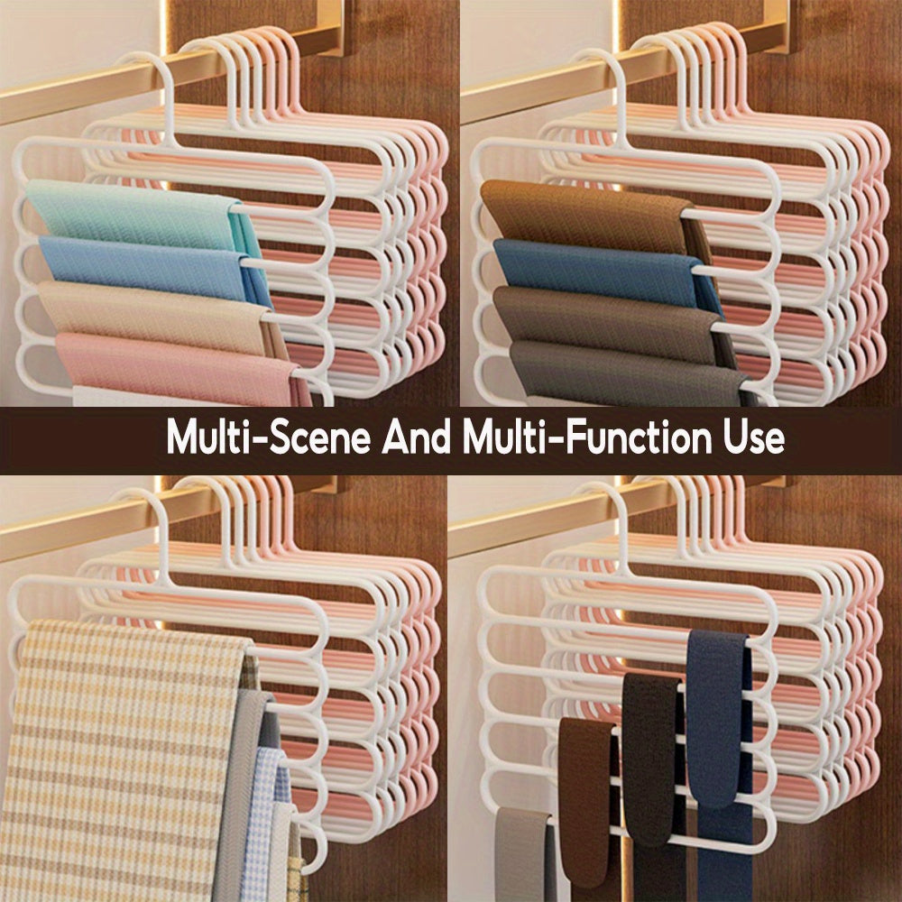 Pants Rack Space Saving Organizer for Clothes