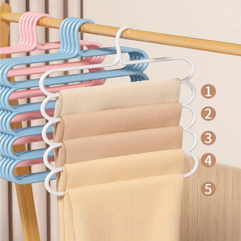 Pants Rack Space Saving Organizer for Clothes