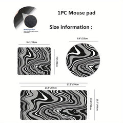 Creative And Striped Mouse Pad for Gaming and Work