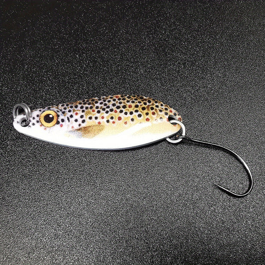 Metal Fishing Lure Spoon 3D Print Artificial Bait Freshwater Saltwater