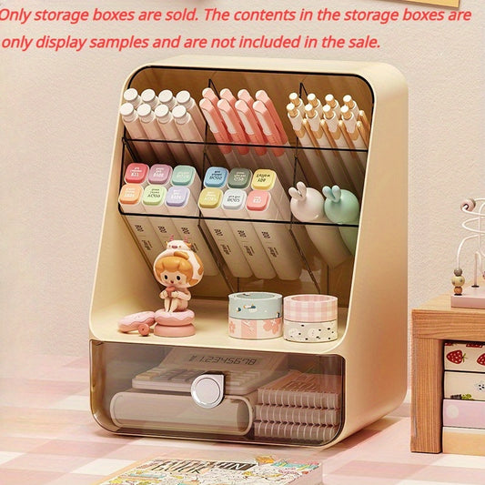 Oblique Plug in Pen Holder Office Desk Marker Pen Stationery Storage
