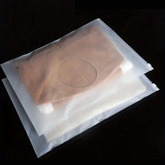 3pcs Transparent Edge Storage File Bag Office Stationery Plastic Bag