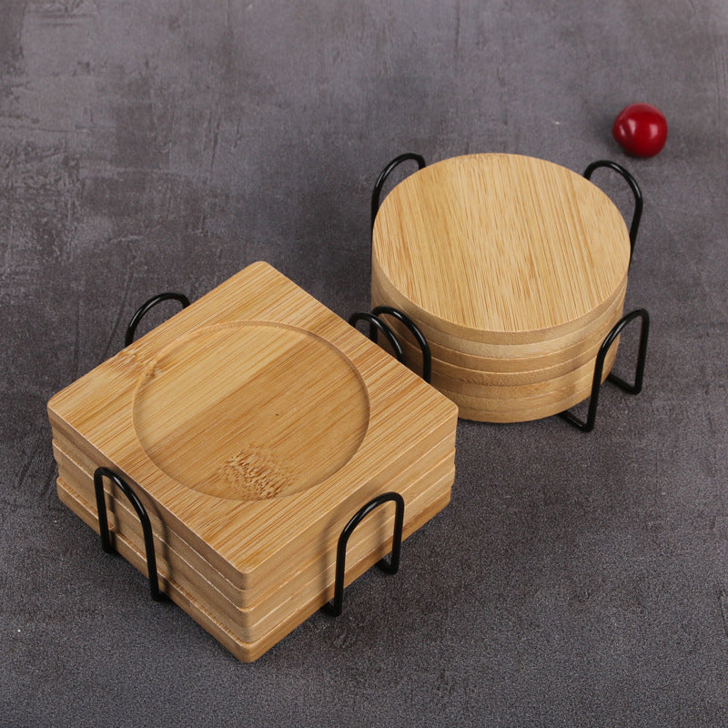 Metal Coaster Holder for Round & Square Coasters, Cup Tray