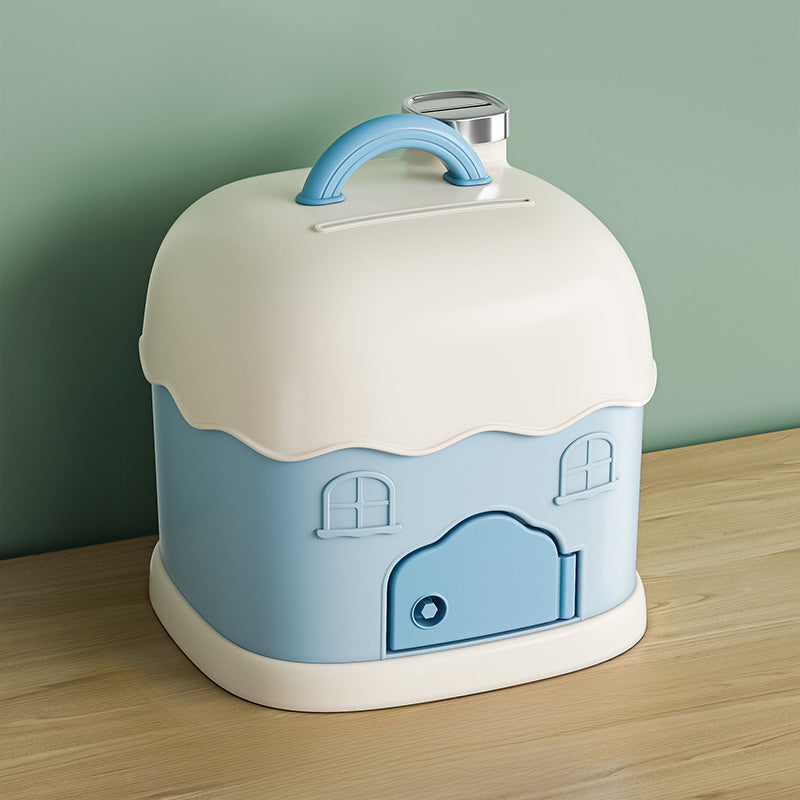 Portable Coin Piggy Bank Year's Cabin Storage Box