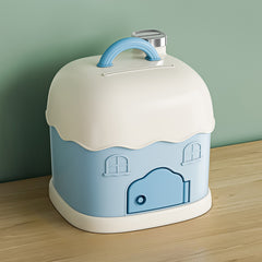 Portable Coin Piggy Bank Year's Cabin Storage Box