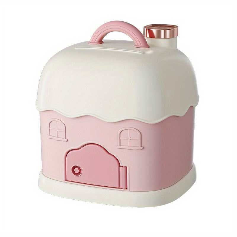 Portable Coin Piggy Bank Year's Cabin Storage Box