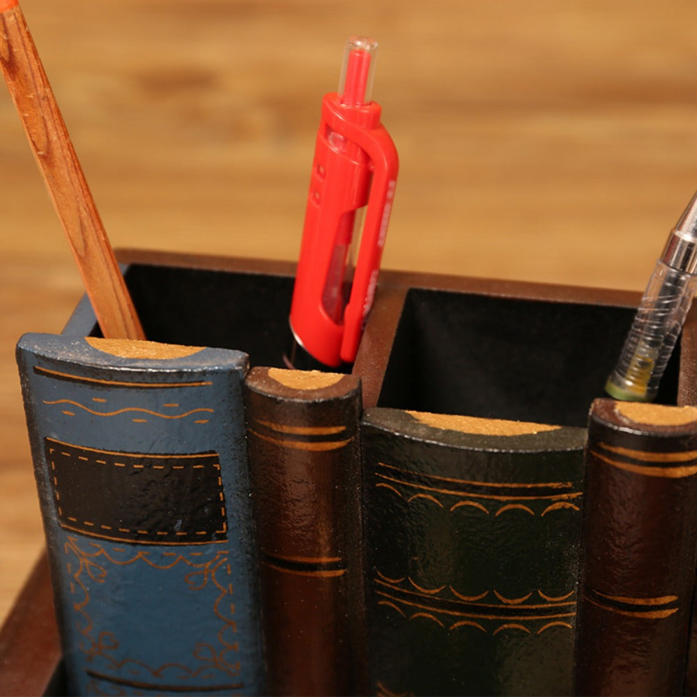 Vintage Desk Organizer Caddy with Drawer