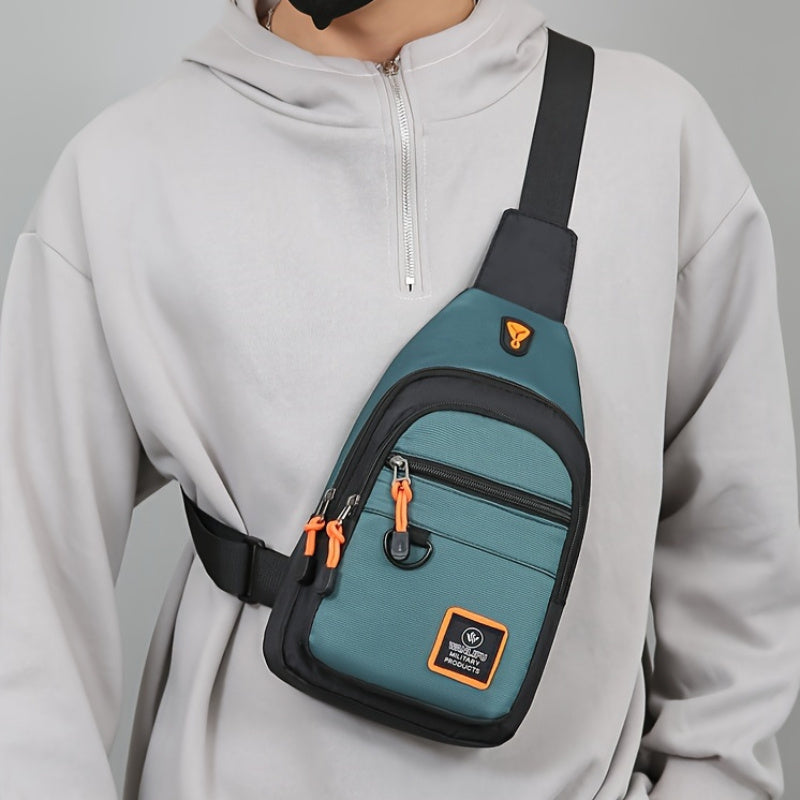 Casual Layer Chest Bag Nylon Sling Backpack Fanny Pack