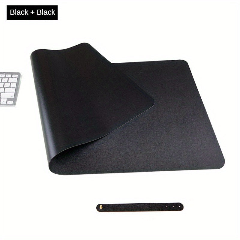 Large Mouse Pad PU Leather Pad For Desktop Laptop Desk Pad