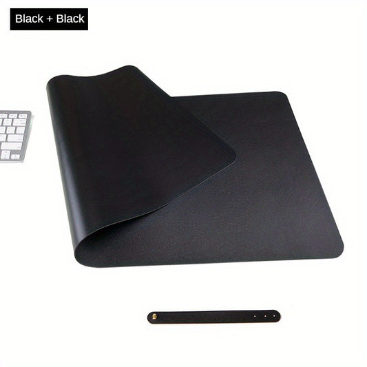 Large Mouse Pad PU Leather Pad For Desktop Laptop Desk Pad