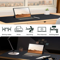 Large Mouse Pad PU Leather Pad For Desktop Laptop Desk Pad
