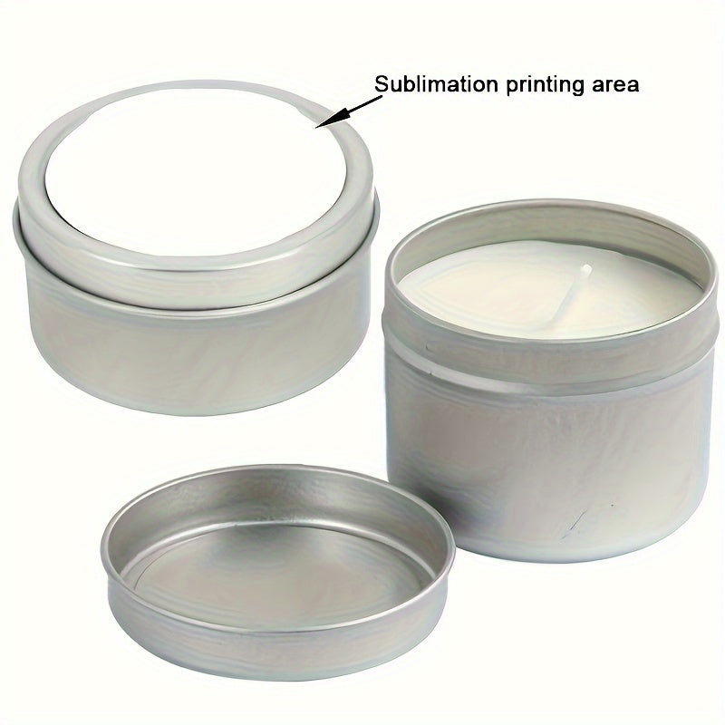 Sublimation Candle Holder Metal - Heat Press Blank