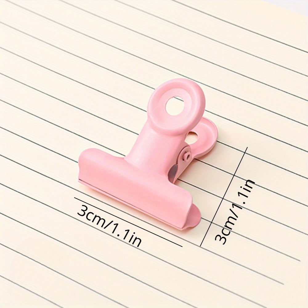 10pcs Candy Colored Small Metal Clip DIY Book Clip