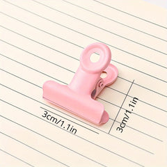 10pcs Candy Colored Small Metal Clip DIY Book Clip