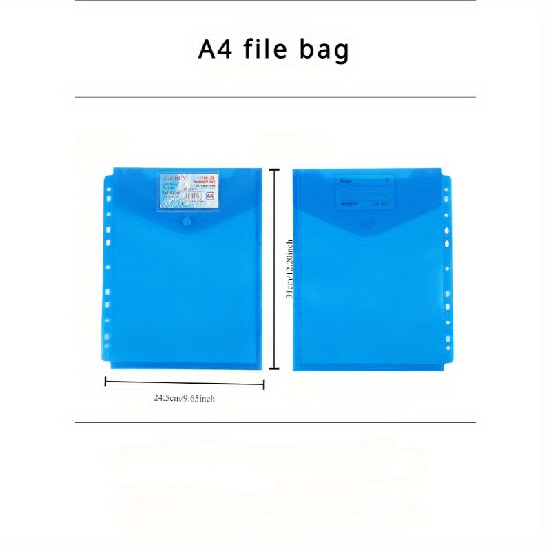 Vertical A4 Frosted File Bag