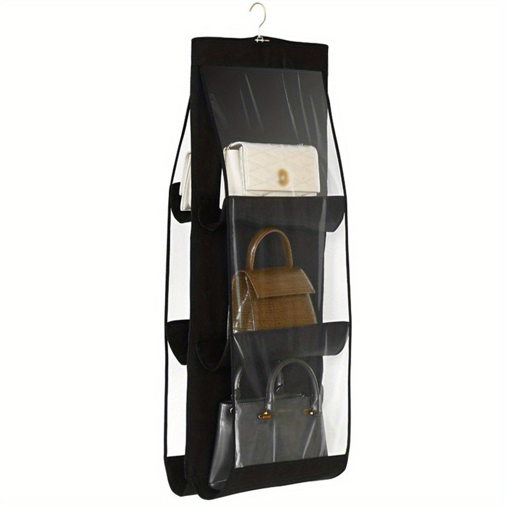 6 8 Pockets Hanging Bag Organizer Storage Household Hanging Rack