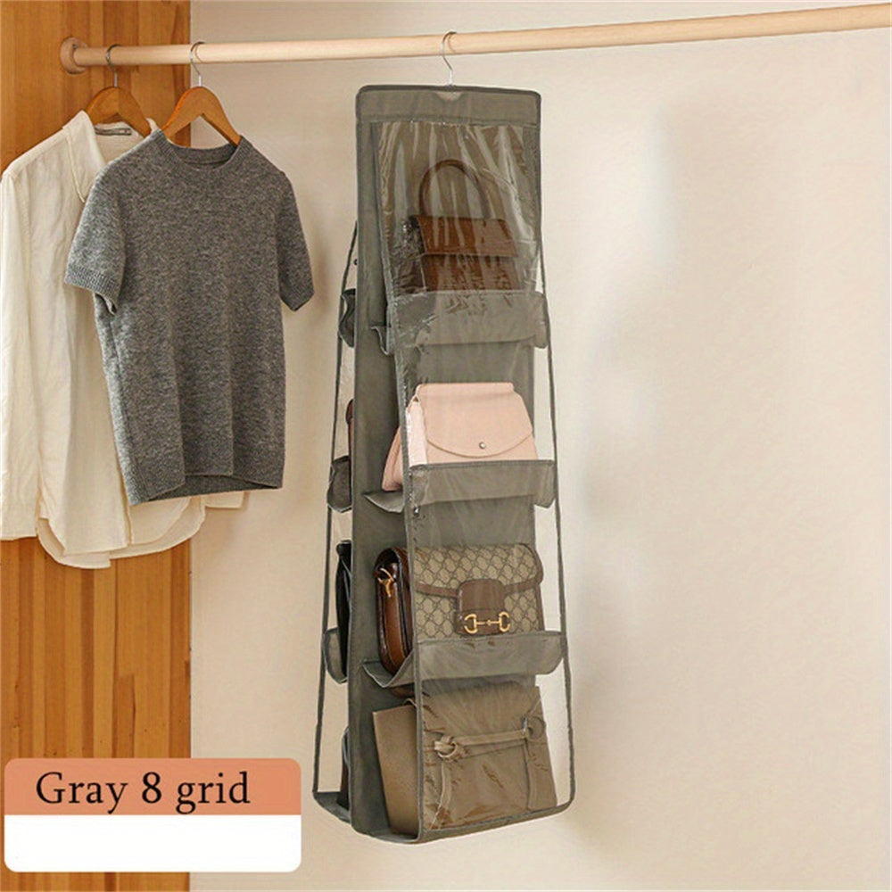 6 8 Pockets Hanging Bag Organizer Storage Household Hanging Rack