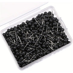 500pcs Map Push Pins 1 8 Inch Map Nails Round Head Large Head Pins