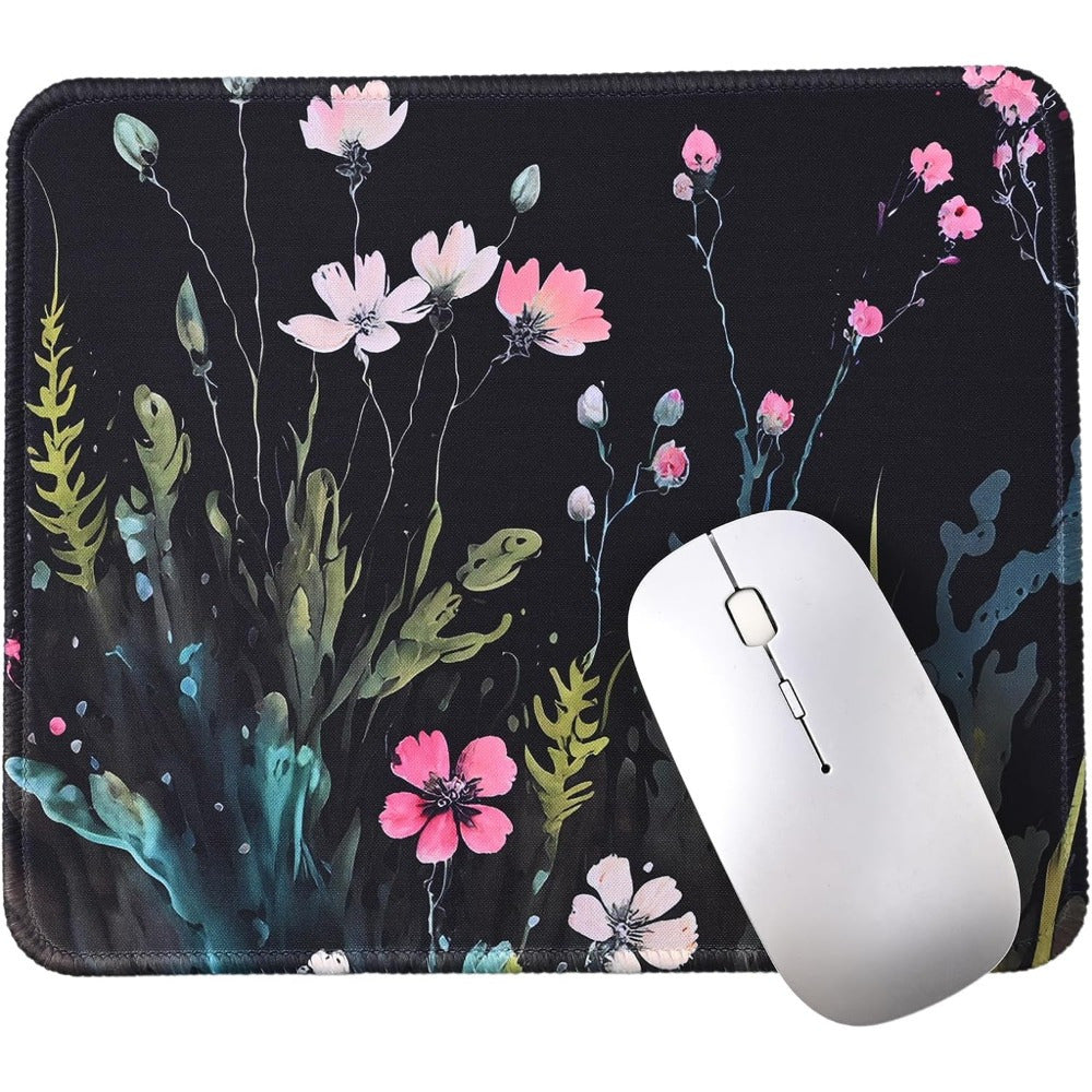 Flowers And Plants Mouse Pad Square Mousepad 24 13 X 20 07 Cm