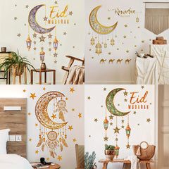 Lantern Moon Wall Sticker Self Adhesive Decoration