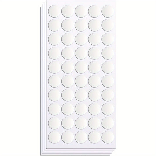 300 Double Sided Round Dot Stickers Clear Glue Point No Trace Adhesive