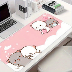 Large Cartoon Mouse Pad Washable Lock Edge Office Mouse Pad