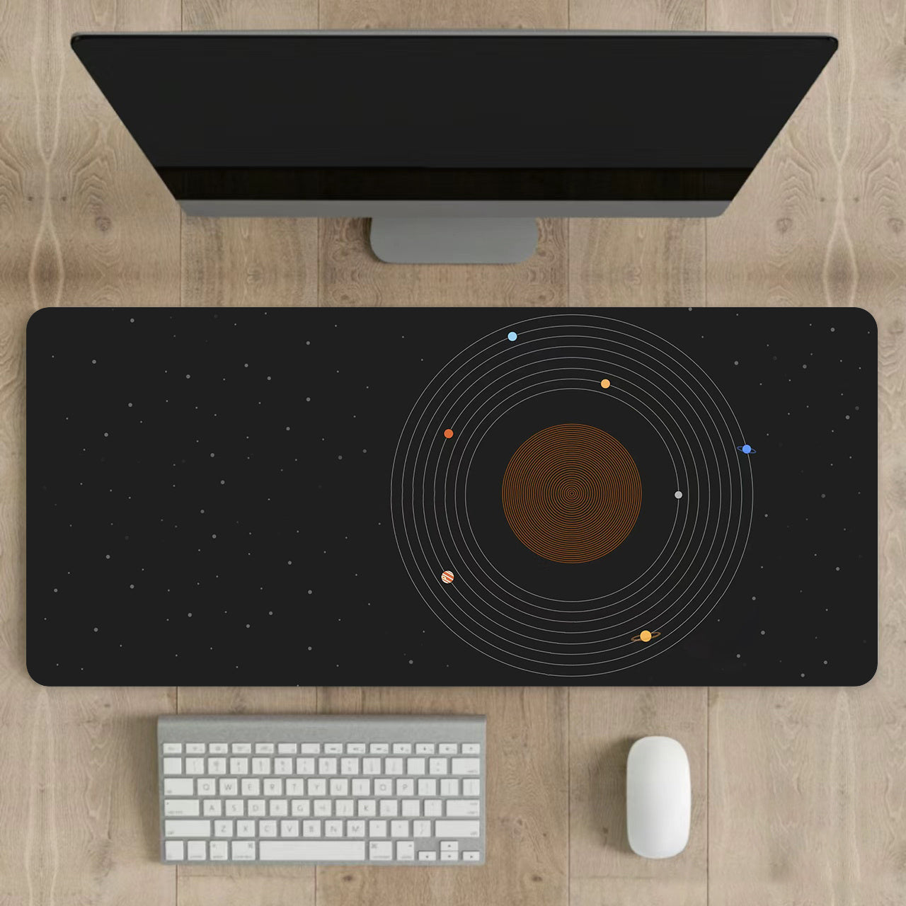 Oversized Mouse Pad for Office Desk - Washable Rubber Material