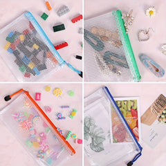 30PCS A5 Zipper Pocket File Bag for Travel, School & Office