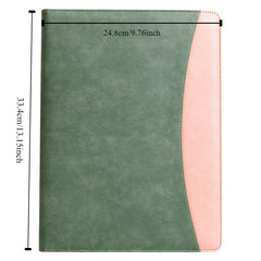 A4 Faux Leather Business Folder Sales Manager File Board Folder