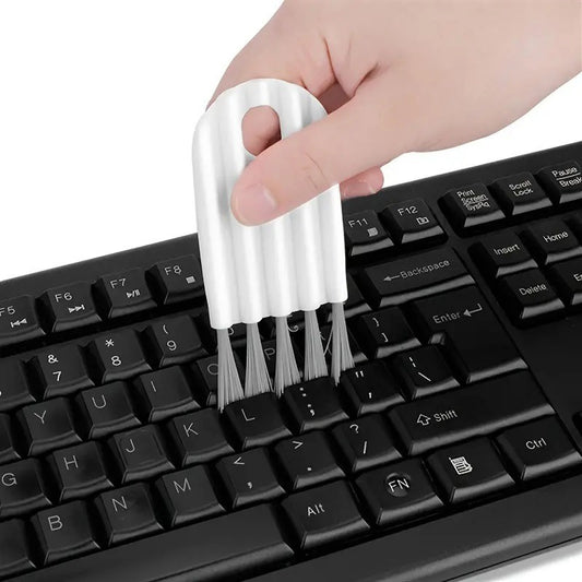 4pcs Flexible Keyboard Cleaning Brush Cup Cover Groove Gap Supplies