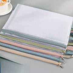 5pcs A4 Waterproof File Bag Office Supplies