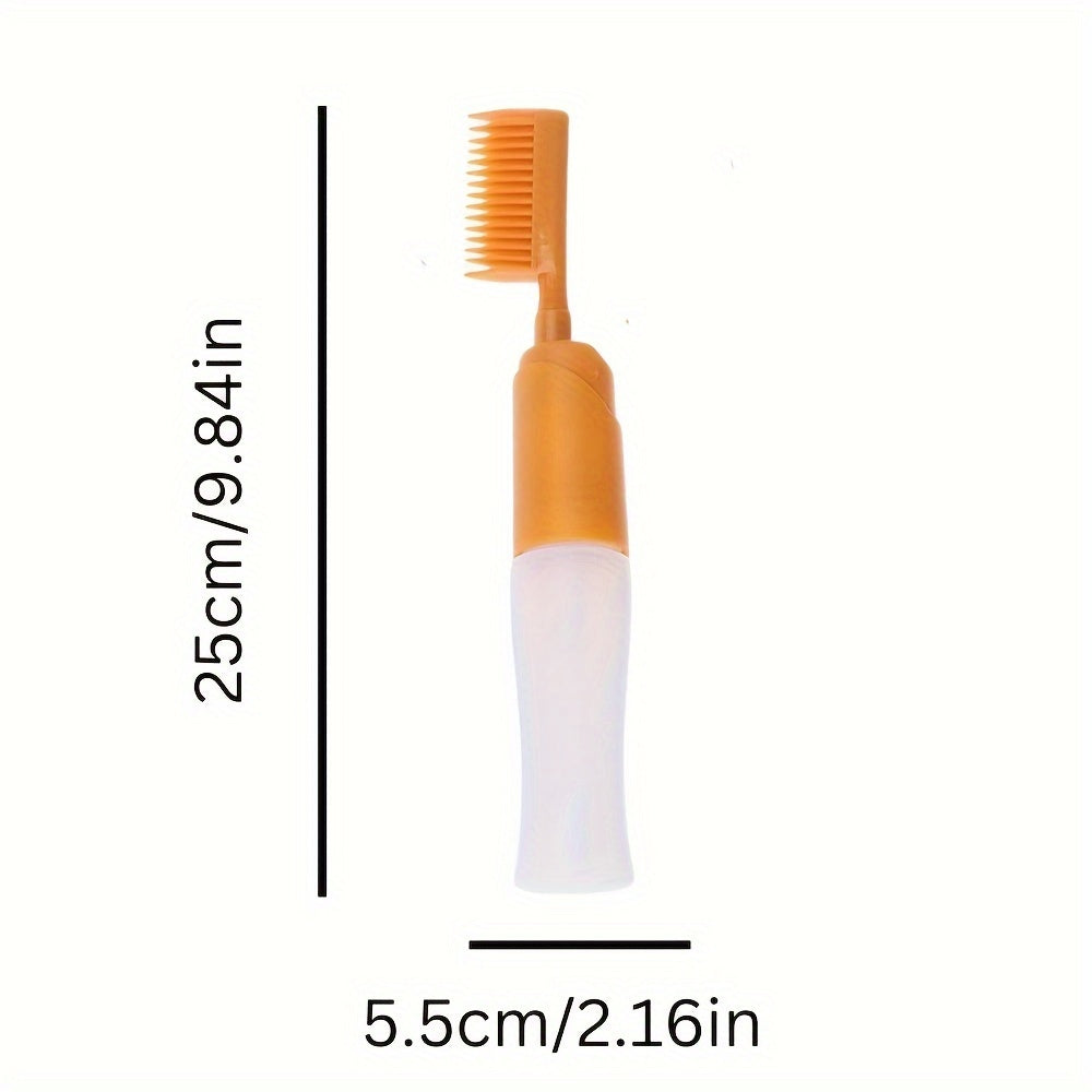 Hair Dyeing Applicator Bottle with Comb Unisex Adult Hair Coloring Gel Dispenser