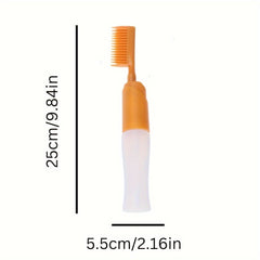 Hair Dyeing Applicator Bottle with Comb Unisex Adult Hair Coloring Gel Dispenser