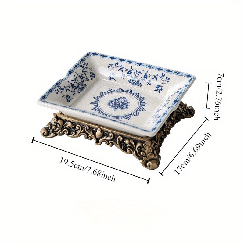 American Rustic Ceramic Ashtray Bar Party Coffee Table Decoration