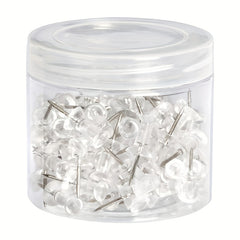 100pcs Transparent Nails Box for Painting Wooden Board Office Message Fixed