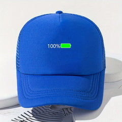 100 Mesh Trucker Hat Fluorescent Baseball Cap Unisex Couple Dad Hats