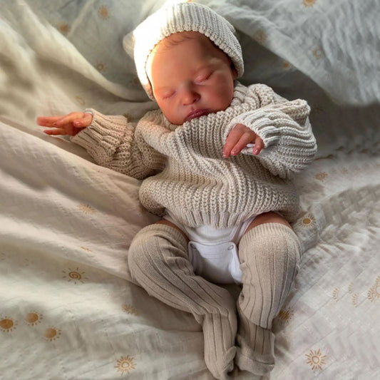 Ultra Soft 19 Reborn Youngsters Doll with Realistic 3D Skin & Veins