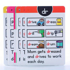 Phonics Learning Flashcards English Kids' Educational Flashcards