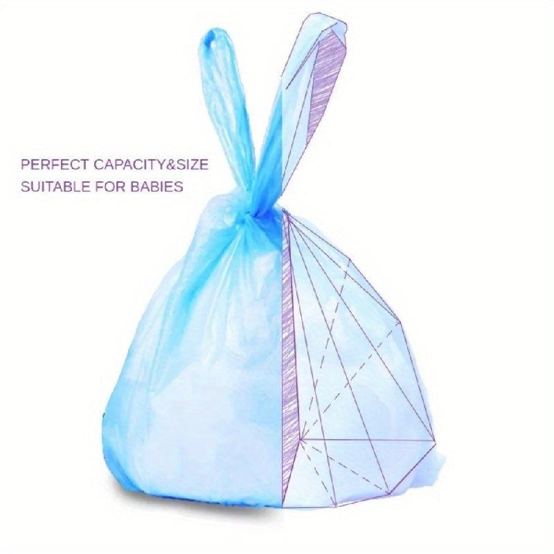 90pcs Scented Diaper Garbage Bags Nappy Collection Bags Thickened Vest Portable