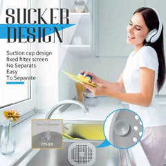 Hair Filter Sink Anti Clog Filter Bathtub Shower Floor Drain Plug