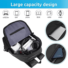 Men's Waterproof Travel Backpack Stylish Casual Laptop Bag Large Capacity