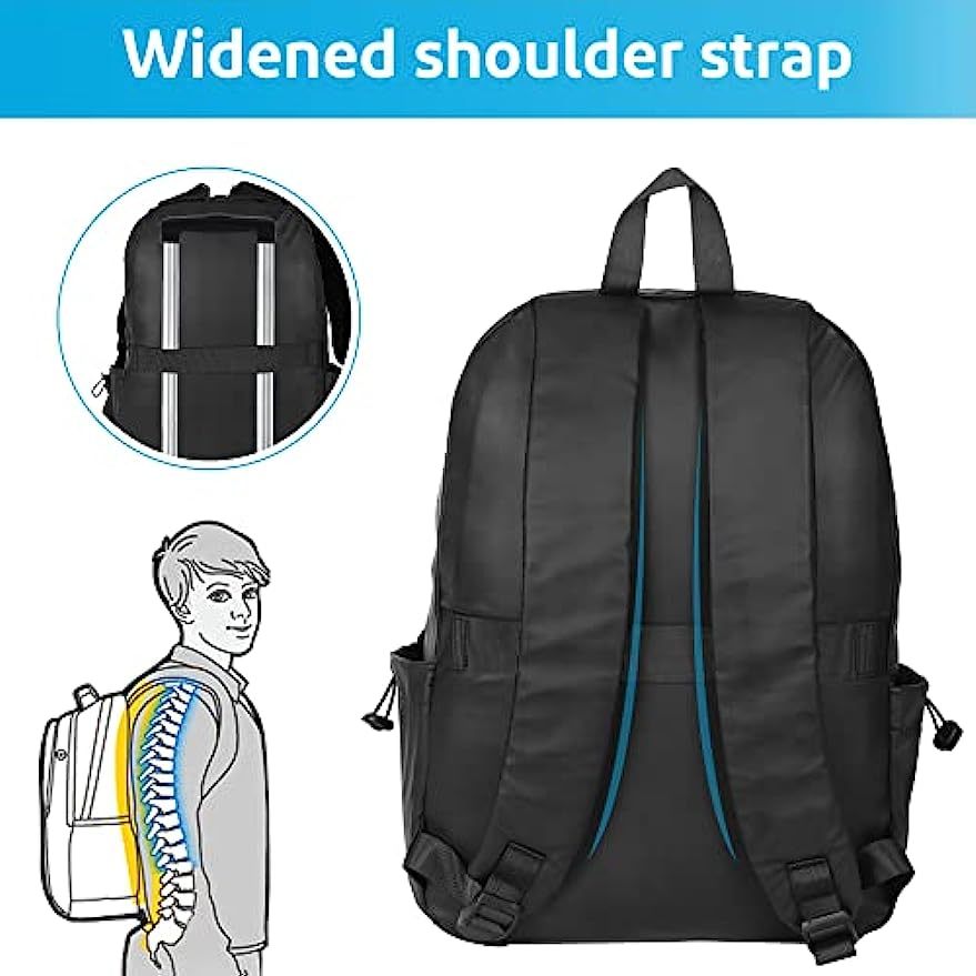 Men's Waterproof Travel Backpack Stylish Casual Laptop Bag Large Capacity