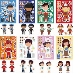 24pcs Facial Expression Stickers - Great Birthday Gift