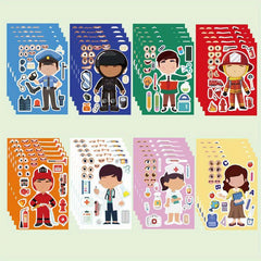 24pcs Facial Expression Stickers - Great Birthday Gift